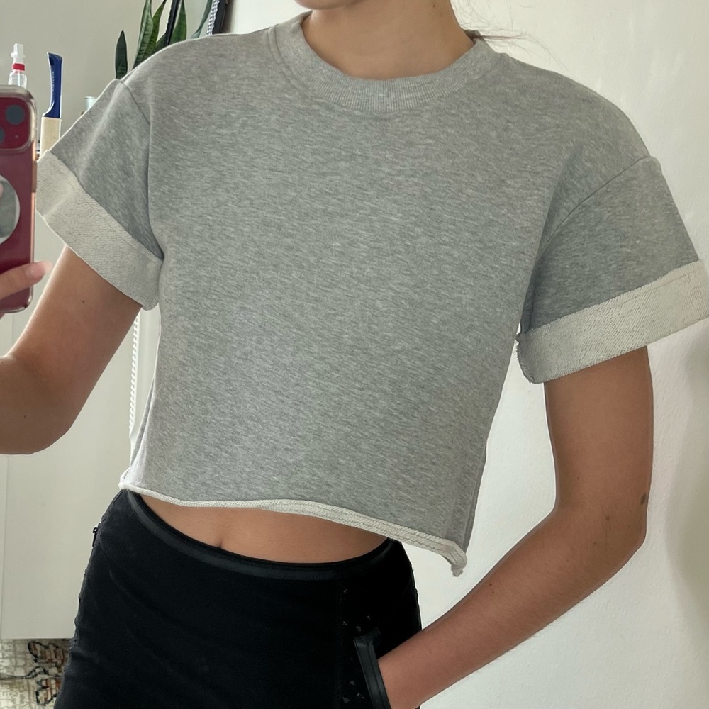 Derek Lam 10 Crosby Grey Blouse